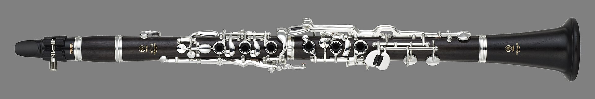Full-length Yamaha clarinet